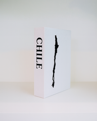 Chile Travel Faux Book Keepsake Box