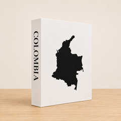 Colombia Travel Faux Book Keepsake Box