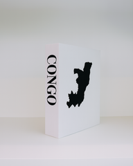 Congo Travel Faux Book Keepsake Box