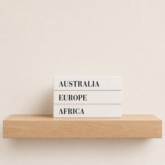 Antarctica Travel Faux Book Keepsake Box