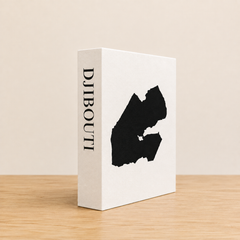 Djibouti Travel Faux Book Keepsake Box