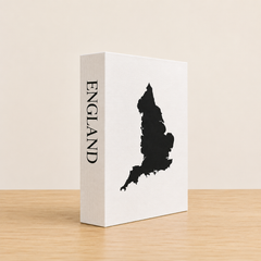 England Travel Faux Book Keepsake Box