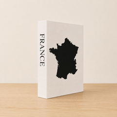 France Travel Faux Book Keepsake Box
