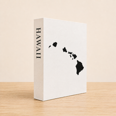 Hawaii Travel Faux Book Keepsake Box