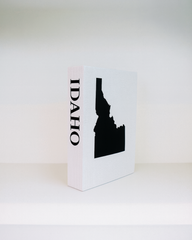 Idaho Travel Faux Book Keepsake Box