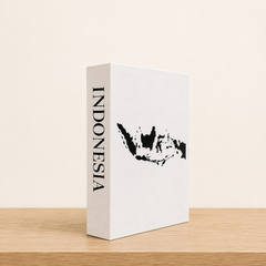 Indonesia Travel Faux Book Keepsake Box
