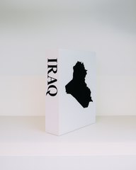 Iraq Travel Faux Book Keepsake Box