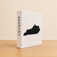 Kentucky Travel Faux Book Keepsake Box