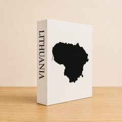 Lithuania Travel Faux Book Keepsake Box