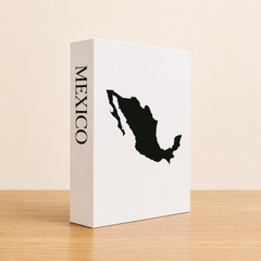 Mexico Travel Faux Book Keepsake Box