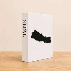 Nepal Travel Faux Book Keepsake Box