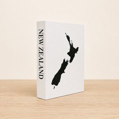 New Zealand Travel Faux Book Keepsake Box
