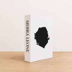 Sierra Leone Travel Faux Book Keepsake Box