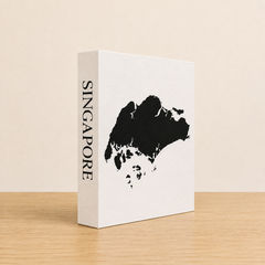Singapore Travel Faux Book Keepsake Box