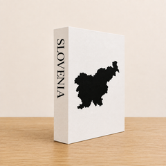 Slovenia Travel Faux Book Keepsake Box