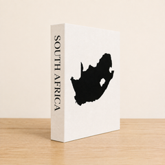 South Africa Travel Faux Book Keepsake Box
