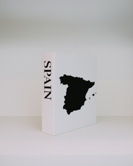 Spain Travel Faux Book Keepsake Box