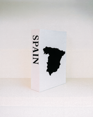 Spain Travel Faux Book Keepsake Box