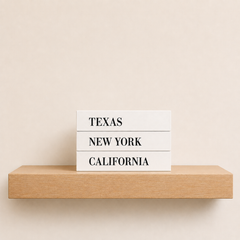 Delaware Travel Faux Book Keepsake Box
