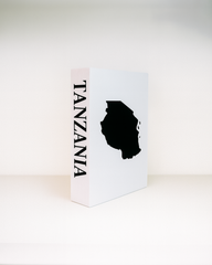Tanzania Travel Faux Book Keepsake Box