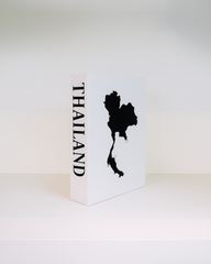 Thailand Travel Faux Book Keepsake Box