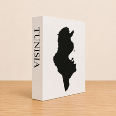 Tunisia Travel Faux Book Keepsake Box